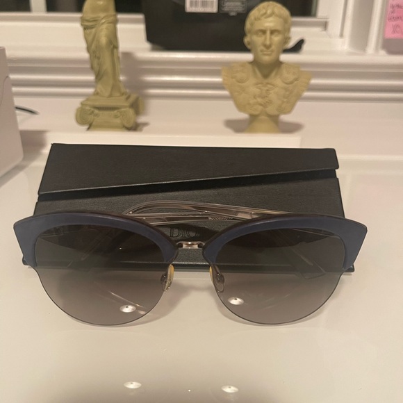 Authentic Christian Dior Sunglasses Navy Blue.❤️ - Picture 2 of 11